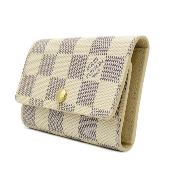 Louis Vuitton Multicle Wallet Key Case Azur White Accessories Keychains - Picture 3 of 10